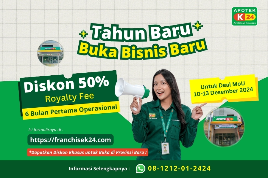 Promo Franchise Diskon 50% Royalty Fee, Tahun Baru Bisnis Baru!